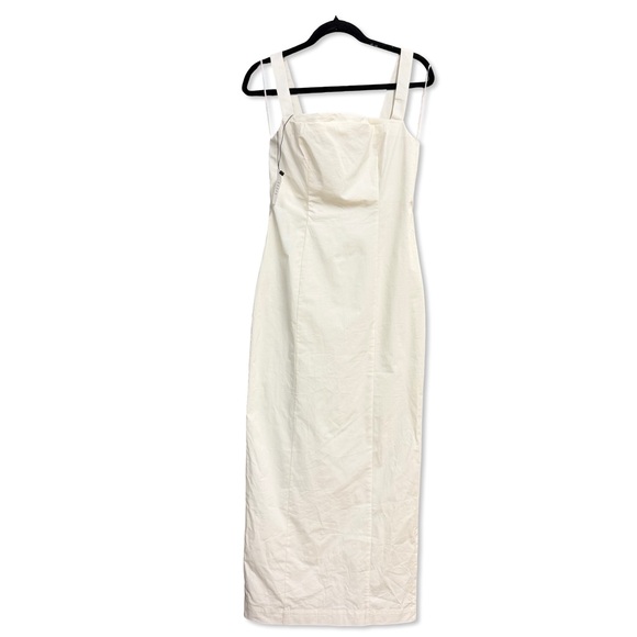 L'ACADEMIE by Marianna Renia Maxi Dress White cream Sleeveless poplin Revolve S - Picture 4 of 8